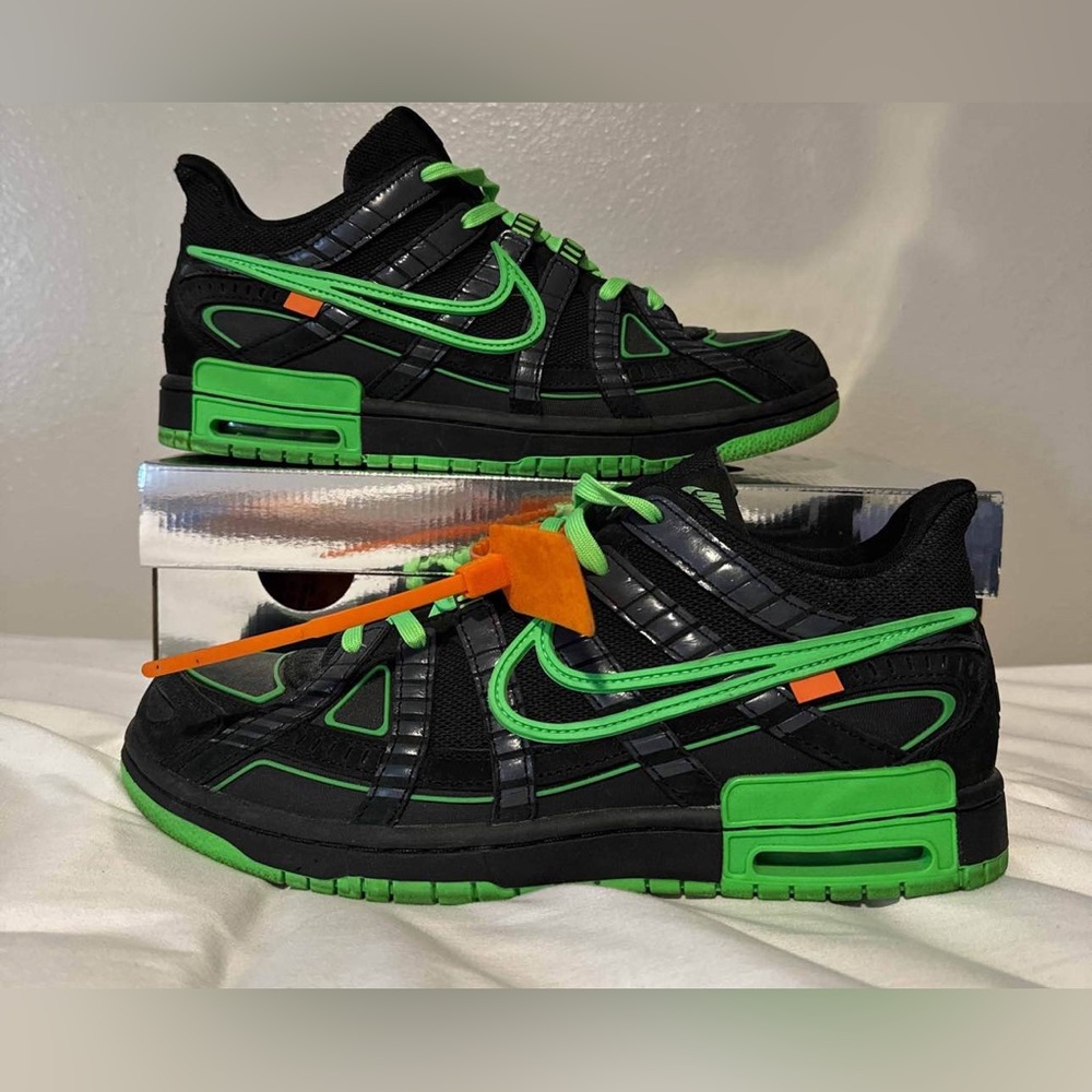 Nike Off-White Rubber Dunk ‘Green Strike’ Size 10.5